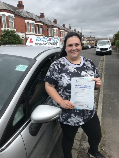 A big congratulations to Laura, who has passed her driving test today at Crewe Driving Test Centre, on her First attempt and with 7 driver faults.<br />
Well done Laura- safe driving from all at Craig Polles Instructor Training and Driving School. 🙂🚗<br />
Instructor-Samsul Islam