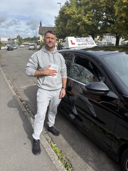Huge congratulations today to Andrew Tannetta.🥳<br />
Andrew has passed his driving test with just 6 driver faults.<br />
Well done Andrew, safe driving from all at Craig Polles Instructor Training and Driving School. 🙂🚗<br />
Driving instructor-Anita Pepper