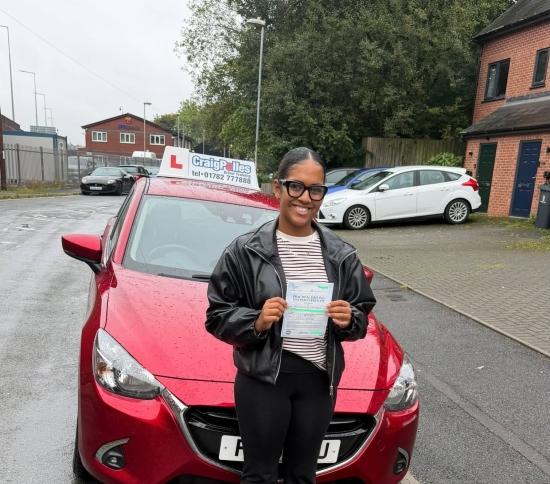 Huge congratulations today to Alara Armstrong🥳<br />
Alara has passed her driving test today with 6 driver faults.<br />
Well done Alara, safe driving from all at Craig Polles Instructor Training and Driving School. 🙂🚗<br />
Driving instructor-Emma Riley