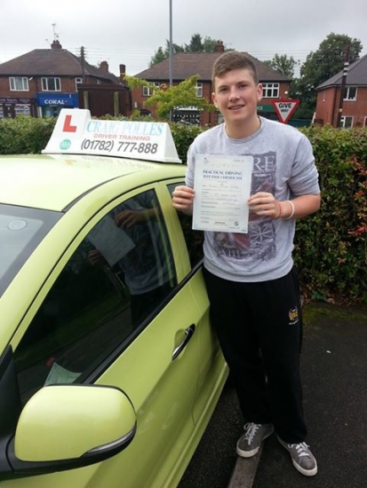 Congratulations Aarron passed FIRST time well done