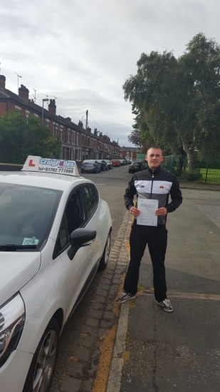 A big congratulations to Adam Potts for passing his driving test <br />
<br />
First time and with just 4 driver faults <br />
<br />
Well done Adam - safe driving