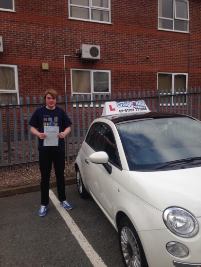 Big congratulations to Alex Rigby for passing his driving test today First attempt and with only 3 driver faults Well done Alex- safe driving