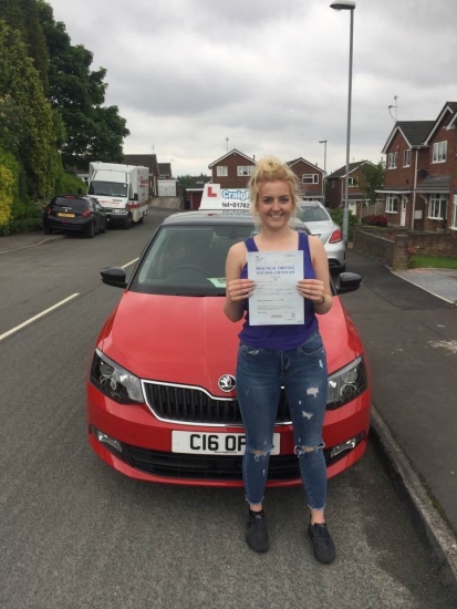 A big congratulations to Amelia Eardley Amelia passed her driving test today at Cobridge Driving Test Centre first time and with just 1 driver fault<br />
<br />
Well done Amelia - safe driving from all at Craig Polles Instructor Training and Driving School 🚗😀