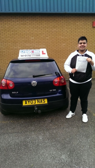 Big congratulations to Amir Yasin for passing his driving test today First attempt and with just 5 drive faults Well done Amir - safe driving