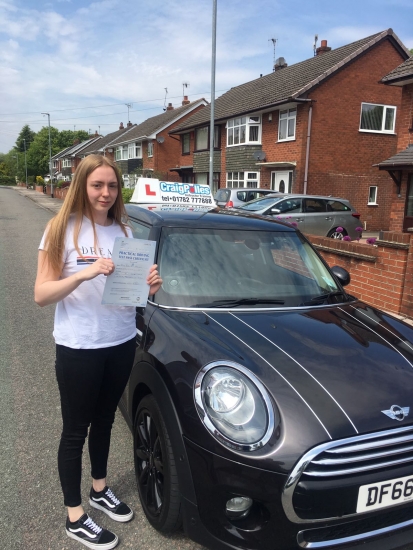 A big congratulations to Amy Dawson, who has passed her driving test today at Newcastle Driving Test Centre, with 4 driver faults.<br />
Well done Amy - safe driving from all at Craig Polles Instructor Training and Driving School. :)<br />
Instructors- Ashlee Kurian
