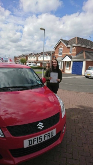 A big congratulations to Anna Johnson Anna passed her driving test at Crewe Driving Test Centre first time and with just 2 driver faults <br />
<br />
Well done Anna - safe driving from all at Craig Polles instructor training and driving school 😀