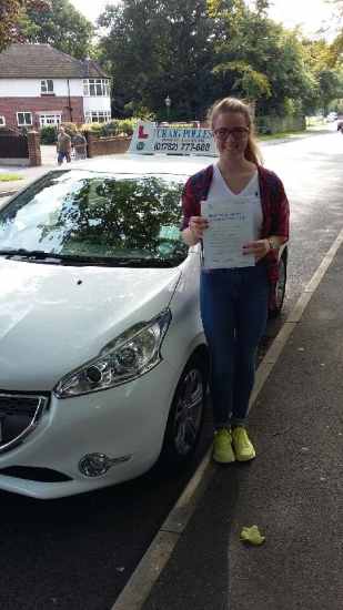 Congratulations to Annie Knobbs for passing her driving test today with just 5 driver faults Safe driving Annie