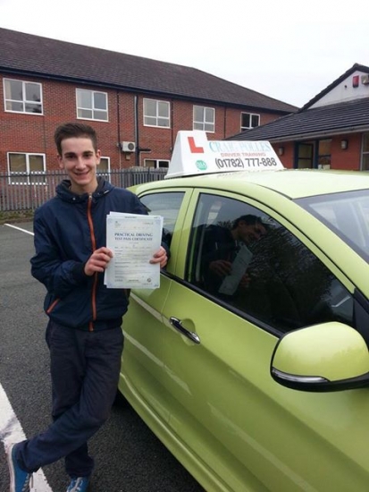 Congratulations Benito for passing 1st time well done and drive safe