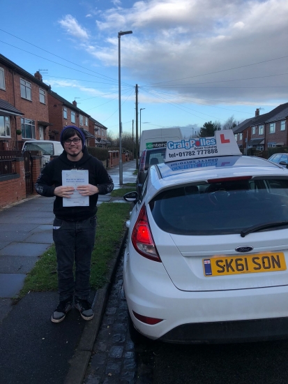 A big congratulations to Brandon Smith, who has passed his driving test today at Newcastle Driving Test Centre, with 6 driver faults.<br />
<br />
Well done Brandon - safe driving from all at Craig Polles Instructor Training and Driving School. 🚗😀