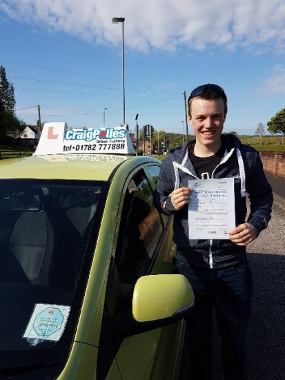 A big congratulations to Charlie Horner Charlie passed his driving test today at Newcastle Driving Test Centre with just 2 driver faults <br />
<br />
Well done Charlie - safe driving from all at Craig Polles Instructor Training and Driving School 🚗