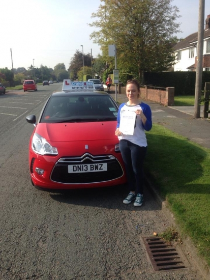 Congratulations to Charlotte Oliver for passing her driving test today and with just 2 driver faults <br />
<br />
Charlotte has had a couple of unsuccessful attempts with other driving instructors came to us and passed first time <br />
<br />
Well done Charlotte - safe driving