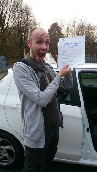 A big congratulations to Christopher Banks for passing his driving test today First time and with just 5 driver faults <br />
<br />
Well done Christopher - safe driving