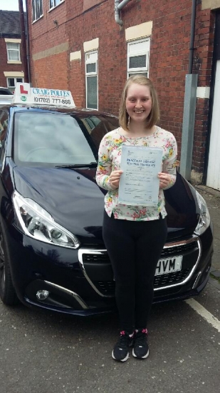 A big congratulations to Collette Watkin <br />
<br />
Collette passed her driving test today at Newcastle Driving Test Centre with just 2 driver faults<br />
<br />
Well done Collette - safe driving from all at Craig Polles Instructor Training and Driving School 🚗😀