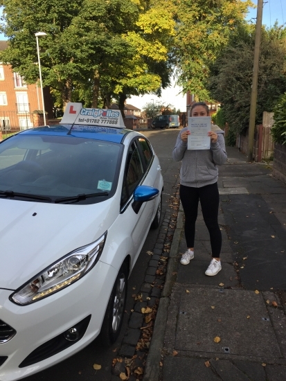 A big congratulations to Courtney Letham for passing her driving test today First time and with just 4 driver faults <br />
<br />
Well done Courtney - safe driving