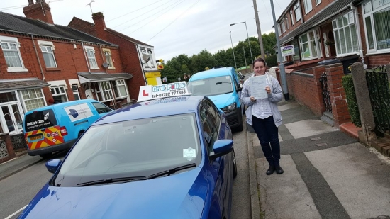 A big congratulations to Courtney Townley for passing her driving test today First time and with just 3 driver faults <br />
<br />
Well done Courtney - safe driving