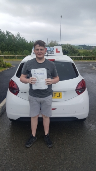 A big congratulations to Declan Pugh, who has passed his driving test at Cobridge Driving Test Centre, at his First attempt and with just 4 driver faults.<br />
Well done Declan - safe driving from all at Craig Polles Instructor Training and Driving School. :)<br />
Instructor-Dave Wilshaw