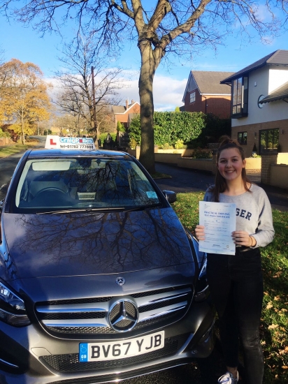 A big congratulations to Ella Phoenix, who has passed her driving test today at Newcastle Driving Test Centre, at her First attempt and with just 3 driver faults.<br />
<br />
Well done Ella - safe driving from all at Craig Polles Instructor Training and Driving School. 🚗:)