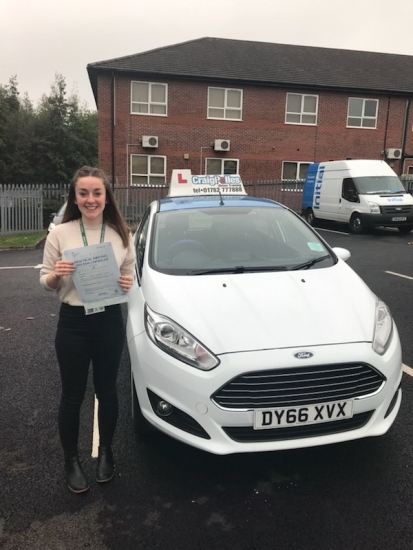 A big congratulations to Emily Johnson Emily passed her driving test today at Newcastle Driving Test Centre first time and with 8 driver faults<br />
<br />
Well done Emily - safe driving from all at Craig Polles instructor training and driving school 🚗😀