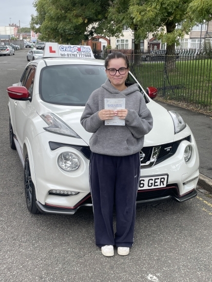 A big congratulations to Precious Butler.🥳<br />
Precious passed her driving test today at Cobridge Driving Test Centre. <br />
Well done Precious safe driving from all at Craig Polles Instructor Training and Driving School. 🙂🚗<br />
Driving instructor-Andrew Corrigan