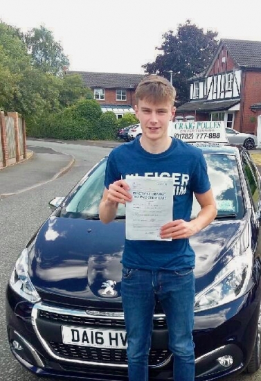 A big congratulations to Harvey Wood, who has passed his driving test at Newcastle Driving Test Centre with just 6 driver faults.<br />
Well done Harvey - safe driving from all at Craig Polles Instructor Training and Driving School. :)<br />
Instructor-Mark Ashley