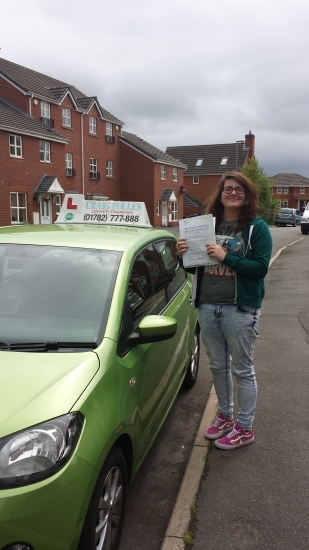Congratulations to Holliey Vaughan for passing her driving test today - first time and with just 1 driver fault A great drive Holliey - well done and safe driving
