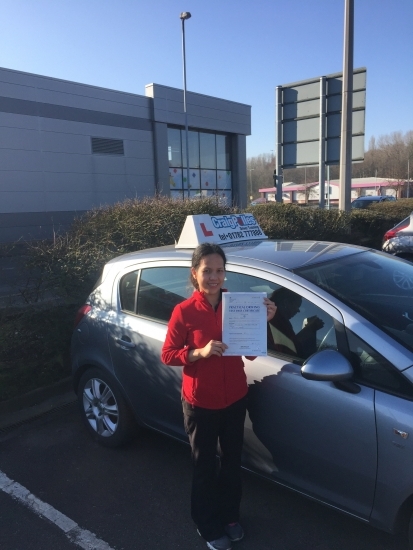 A big congratulations to Jhelene Goodfellow, who has passed her driving test today at Cobridge Driving Test Centre.<br />
Well done Jhelene- safe driving from all at Craig Polles Instructor Training and Driving School. 🙂🚗<br />
Instructor-Andy Crompton