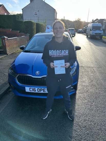 A big congratulations to Leanne Bratton.🥳<br />
Leanne passed her driving test today at Cobridge Driving Test Centre. First attempt and with only 3 driver faults.<br />
Well done Leanne safe driving from all at Craig Polles Instructor Training and Driving School. 🙂🚗<br />
Driving instructor-Stephen Cope