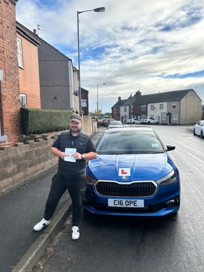 A big congratulations to Martin Boult.🥳<br />
Martin passed his driving test today at Cobridge Driving Test Centre. First attempt and with just 4 driver faults.<br />
Well done Martin safe driving from all at Craig Polles Instructor Training and Driving School. 🙂🚗<br />
Driving instructor-Stephen Cope