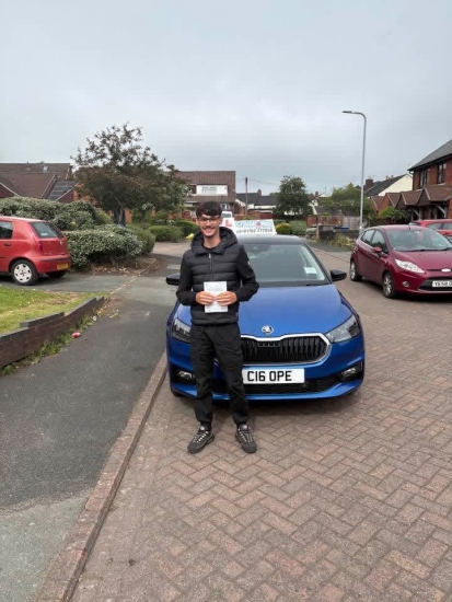 Huge congratulations today to Ryan Wilkes.🥳<br />
Ryan has passed his driving test today at his first attempt and with just 3 driver faults.<br />
Well done Ryan safe driving from all at Craig Polles Instructor Training and Driving School. 🙂🚗<br />
Driving instructor-Stephen Cope