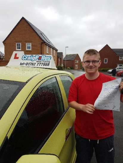 A big congratulations to Jack Davies Jack passed his driving test today at Newcastle Driving Test Centre with just 5 driver faults <br />
<br />
Well done Jack - safe driving from all at Craig Polles instructor training and driving school 🚗😀