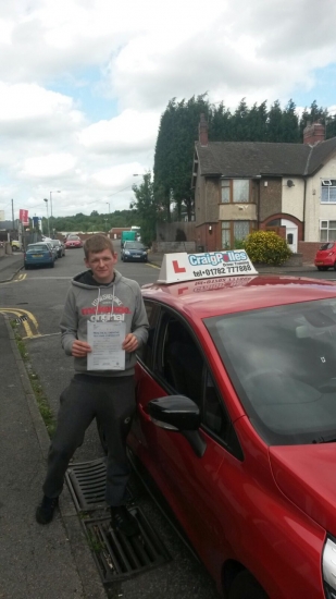 A big congratulations to Jake Johnson for passing his driving test today First time and with just 2 driver faults <br />
<br />
Well done Jake - safe driving