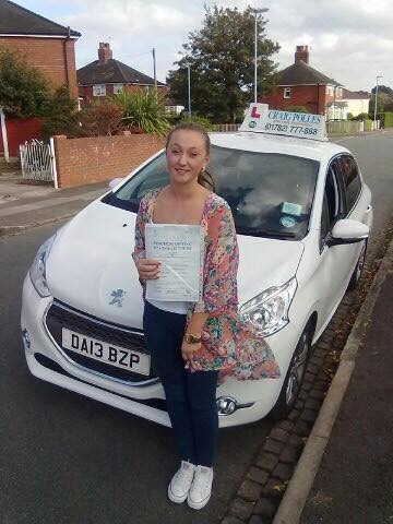 Congratulations to Jolan Gallimore who passed her driving test today 1st attempt and with just 6 driver faults Safe driving Jolan