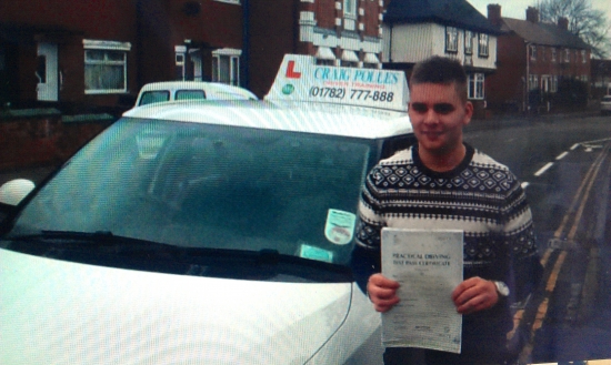 A big well done to Jordan Pemberton for passing your driving test today with only 3 driver faults Well done Jordan Safe driving