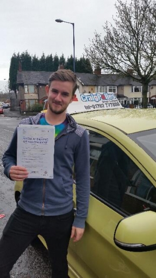 A big congratulations to Josh Jackson for passing his driving test today A great drive with just 3 driver faults - safe driving Josh