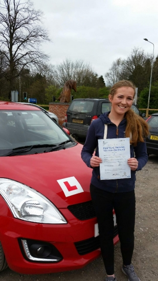 A big congratulations to Katie Gibbins Katie passed her<br />
<br />
driving test today at Crewe Driving Test Centre with just 4 driver faults <br />
<br />
Well done Katie - safe driving from all at Craig Polles Instructor Training and Driving School 🚗😀