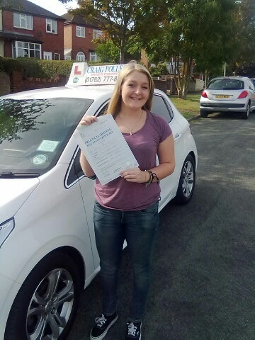 Congratulations to Kelly Johnson for passing his driving test today with just 3 driver faults Well done Kelly - safe driving 