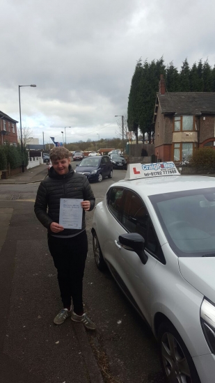 A big congratulations to Kyle Batty Kyle passed his<br />
<br />
driving test today at Cobridge Driving Test Centre first time and with just 5 driver faults <br />
<br />
Well done Kyle - safe driving from all at Craig Polles Instructor Training and Driving School 🚗😃