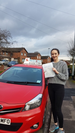 A big congratulations to Lauren Scott, who has passed her driving test today at Newcastle Driving Test Centre, at her First attempt and with just 2 driver faults.<br />
<br />
Well done Lauren- safe driving from all at Craig Polles Instructor Training and Driving School. 🚗😀