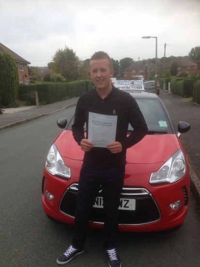 Congratulations to Lewis Parnell for passing his driving test A great drive with just 2 driver faults Safe driving Lewis
