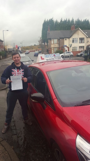 A big congratulations to Liam Haw-Frost for passing his driving test today First time and with just 5 driver faults <br />
<br />
Well done Liam - safe driving