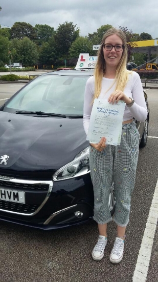 A big congratulations to Megan Ashley Megan passed her driving test today at Newcastle Driving Test Centre first time and with just 7 driver faults <br />
<br />
Well done Megan - safe driving from all at Craig Polles instructor training and driving school 🚗😀