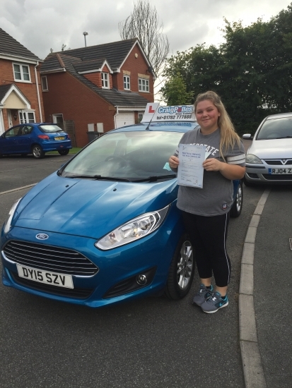 A big congratulations to Megan Naylor for passing her driving test today First time and with just 7 driver faults <br />
<br />
Well done Megan - safe driving