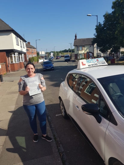 A big congratulations to Monica Graham, who has passed her driving test today at Cobridge Driving Test Centre, with just 2 driver faults.<br />
Well done Monica- safe driving from all at Craig Polles Instructor Training and Driving School. :)<br />
Instructor-Greg Tatler