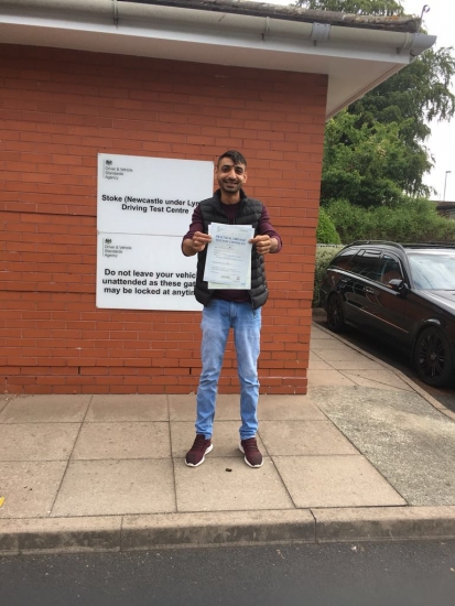 A big congratulations to Mujahid Chaudry, who has passed his driving test today at Newcastle Driving Test Centre.<br />
First attempt and with 8 driver faults.<br />
Well done Mujahid- safe driving from all at Craig Polles Instructor Training and Driving School. 🙂<br />
Instructor-Saiqa Nawaz