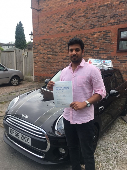A big congratulations to Alen Alex, who has passed his driving test today at Newcastle Driving Test Centre.<br />
First attempt and with 7 driver faults.<br />
Well done Alen - safe driving from all at Craig Polles Instructor Training and Driving School. :)<br />
Instructor-Ashlee Kurian