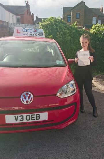 A big congratulations to Zoey Walsh, who has passed her driving test today at Newcastle Driving Test Centre, with just 5 driver faults.<br />
Well done Zoey- safe driving from all at Craig Polles Instructor Training and Driving School. 🚗😀<br />
Instructor-Debbie Griffin.