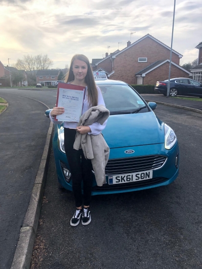 A big congratulations to Louisa Morley, who has passed her driving test today at Newcastle Driving Test Centre, on her First attempt and with just 4 driver faults.<br />
Well done Louisa- safe driving from all at Craig Polles Instructor Training and Driving School. 🙂🚗<br />
Instructor-Sara Skelson