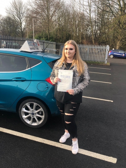 A big congratulations to Tara Parkes, who has passed her driving test today at Newcastle Driving Test Centre, with 6 driver faults.<br />
Well done Tara- safe driving from all at Craig Polles Instructor Training and Driving School. 🙂🚗<br />
Instructor-Sara Skelson