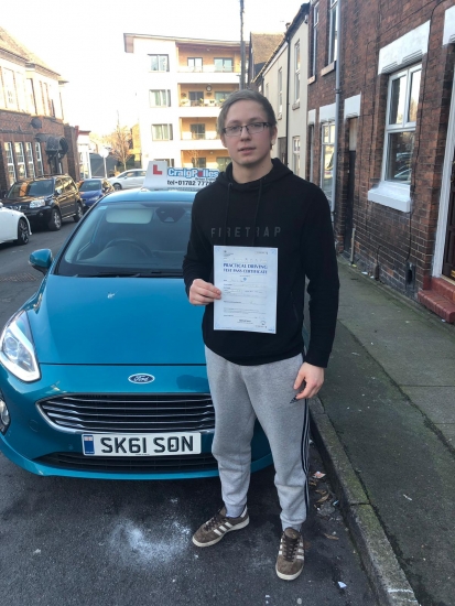 A big congratulations to James Robson, who has passed his driving test today at Newcastle Driving Test Centre, with just 6 driver faults.<br />
Well done James- safe driving from all at Craig Polles Instructor Training and Driving School. 🙂🚗<br />
Instructor-Sara Skelson