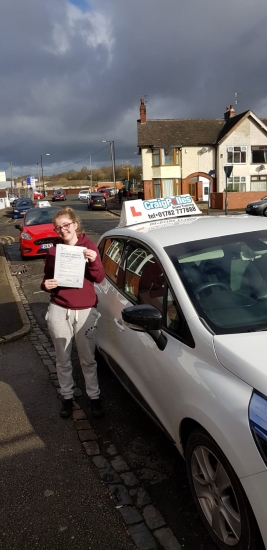 A big congratulations to kaisey Atherton, who has passed her driving test today at Cobridge Driving Test Centre, on her First attempt and with just 4 driver faults.<br />
Well done kaisey- safe driving from all at Craig Polles Instructor Training and Driving School. 🙂🚗<br />
Instructor-Greg Tatler